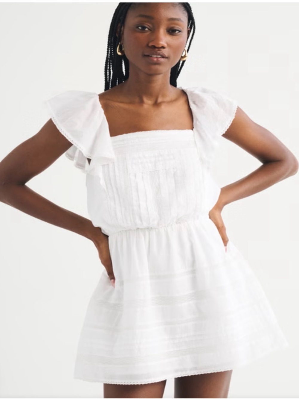 Abercrombie Angel Sleeve Easy Waist Skort s nwt